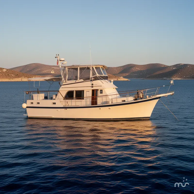 Slide: The Image of Hatteras 42 Long Range Cruiser 1980 - 2
