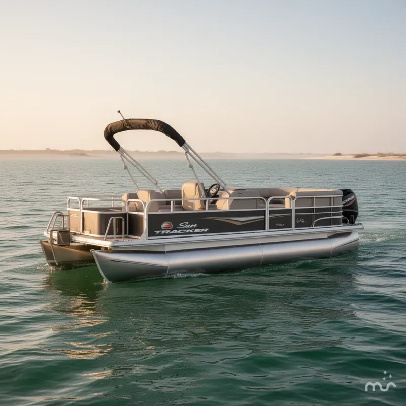 The Image of Sun Tracker Party Barge 18 DLX 2025 - 0