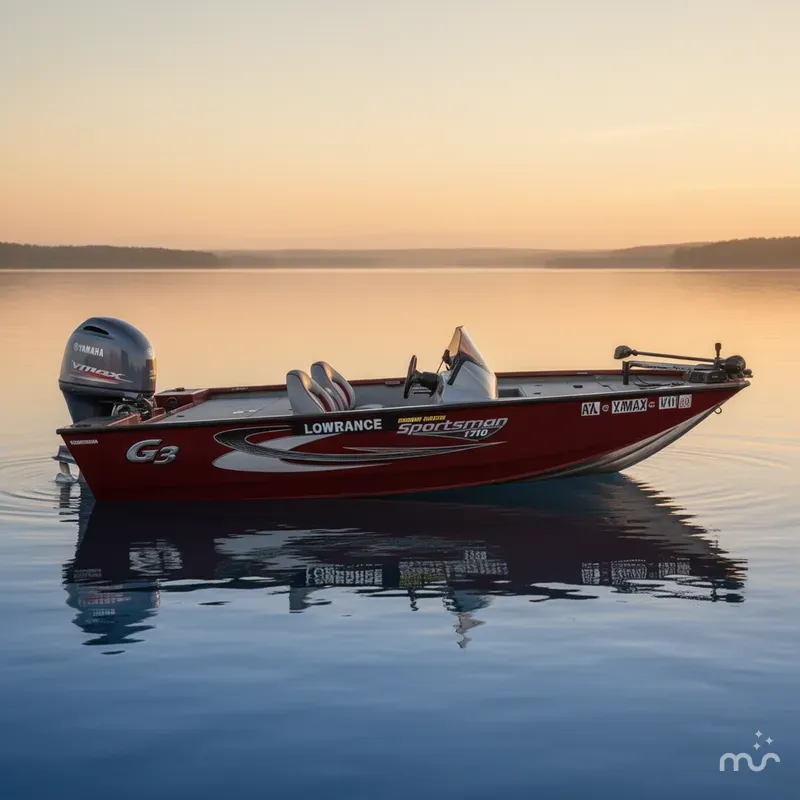 Slide: The Image of G3 SPORTSMAN 1710 / YAMAHA 90 VMAX OUTBOARD / TRAILER 2019 - 0