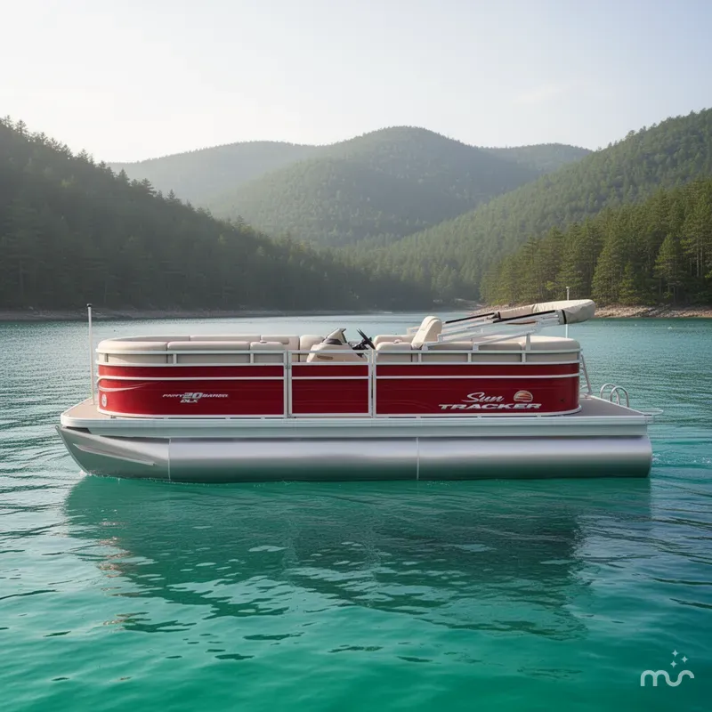Slide: The Image of Sun Tracker Party Barge 20 DLX 2025 - 2