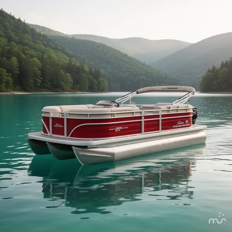 Slide: The Image of Sun Tracker Party Barge 20 DLX 2025 - 4