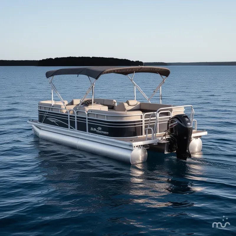 Slide: The Image of Sun Tracker 22 Party Barge RF 2021 - 2