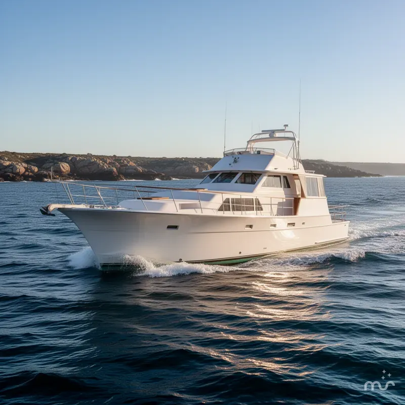 Slide: The Image of Hatteras 58 Tricabin flushdeck MY 1973 - 4