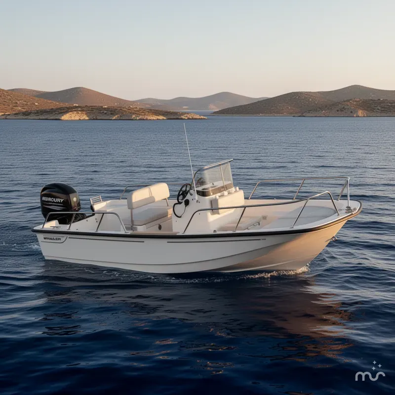 Slide: The Image of Boston Whaler 150 Montauk 2026 - 2