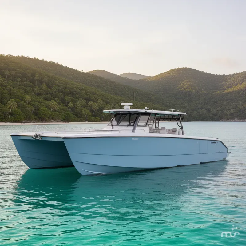 Slide: The Image of Invincible 40 Catamaran 2022 - 2