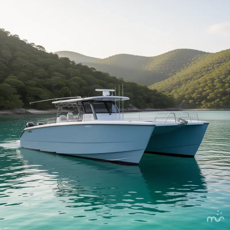 Slide: The Image of Invincible 40 Catamaran 2022 - 4