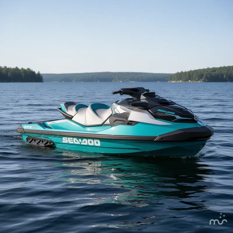 Slide: The Image of Sea-Doo GTX™ Limited 325 Teal Metallic 2025 - 0