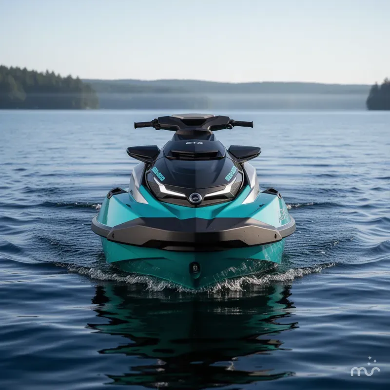 Slide: The Image of Sea-Doo GTX™ Limited 325 Teal Metallic 2025 - 1
