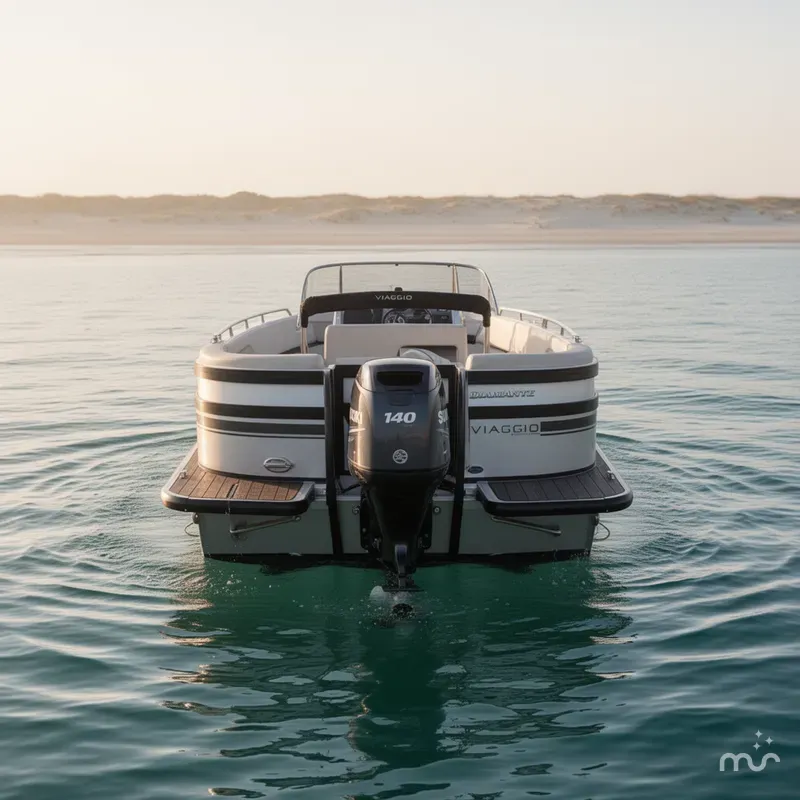 Slide: The Image of Viaggio Diamante D21U w/Suzuki 140HP Engine and Trailer Included 2021 - 2