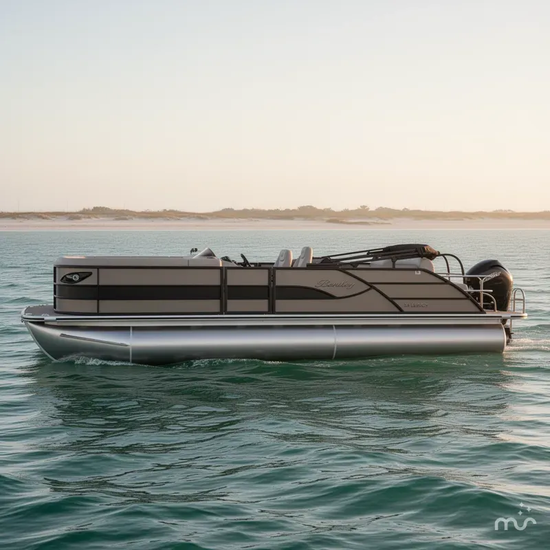 Slide: The Image of Bentley Pontoons Legacy Quad 243 2026 - 1
