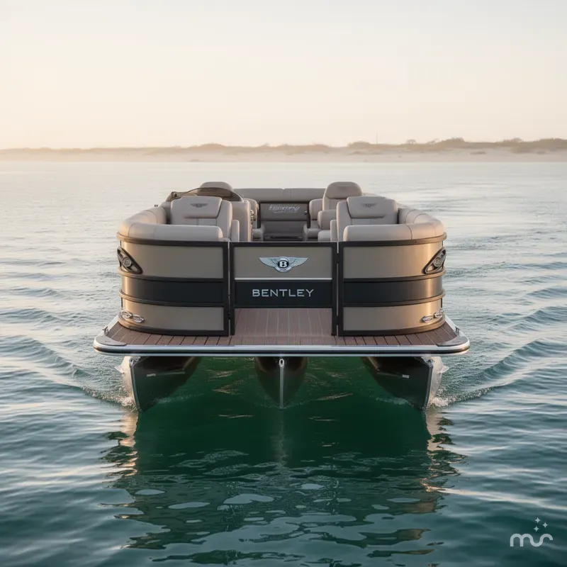 Slide: The Image of Bentley Pontoons Legacy Quad 243 2026 - 2