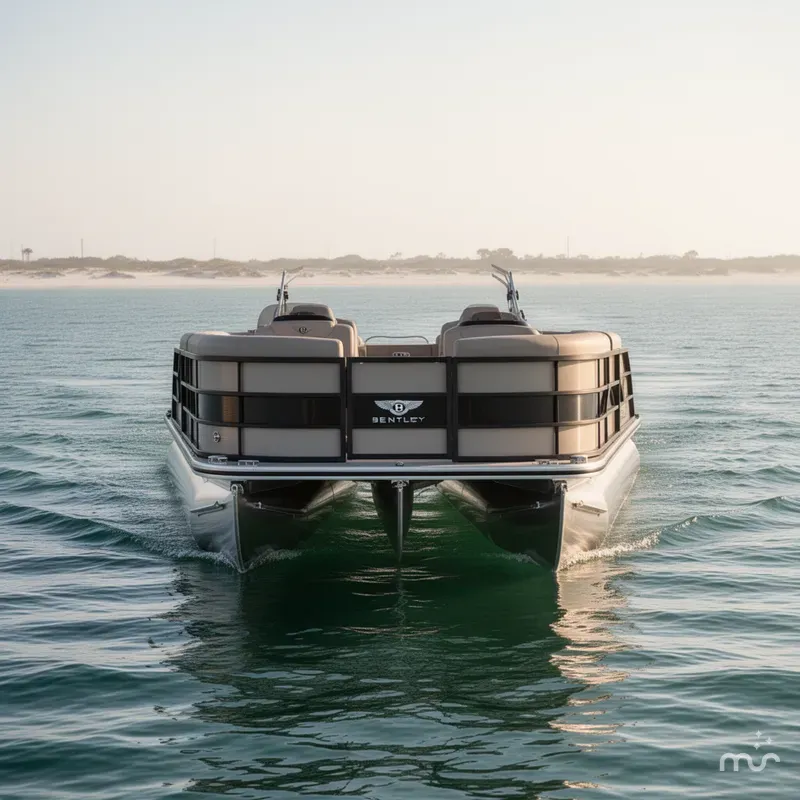 Slide: The Image of Bentley Pontoons Legacy Quad 243 2026 - 3