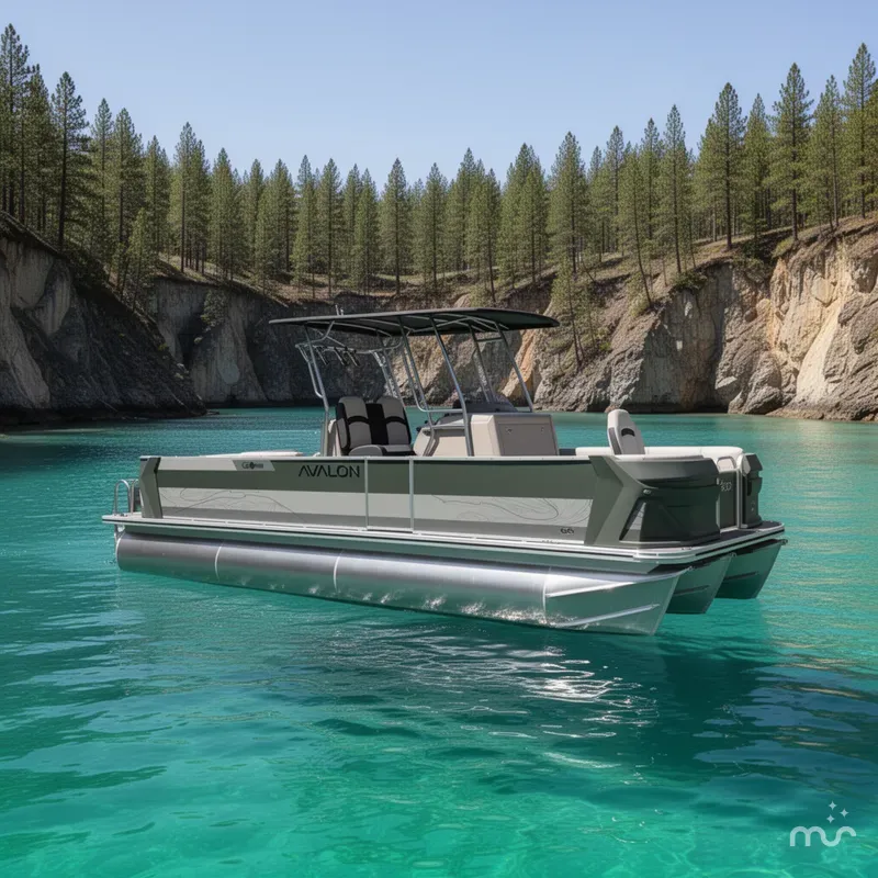 Slide: The Image of Avalon GS GEO FISH 25 T TOP-TRITOON-200HP 2025 - 2
