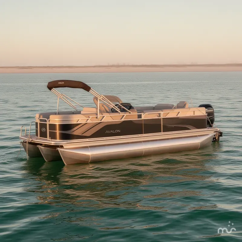 Slide: The Image of Avalon Venture 21 QUAD LOUNGER-115HP 2025 - 2