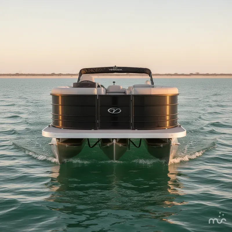 Slide: The Image of Veranda Vista View Series VV22 150HP TRITOON 2025 - 2