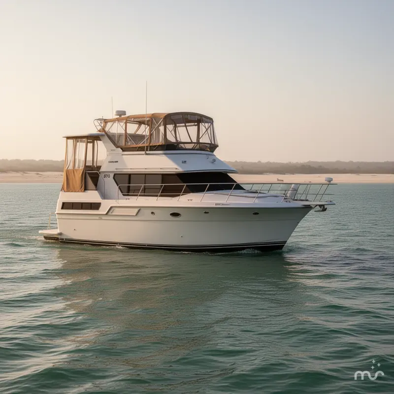 Slide: The Image of Carver 370 Aft Cabin 1991 - 0