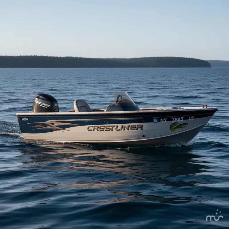 Slide: The Image of Crestliner 1600 Fish Hawk 2001 - 0