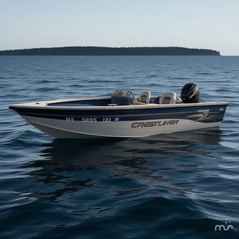 Slide: The Image of Crestliner 1600 Fish Hawk 2001 - 1