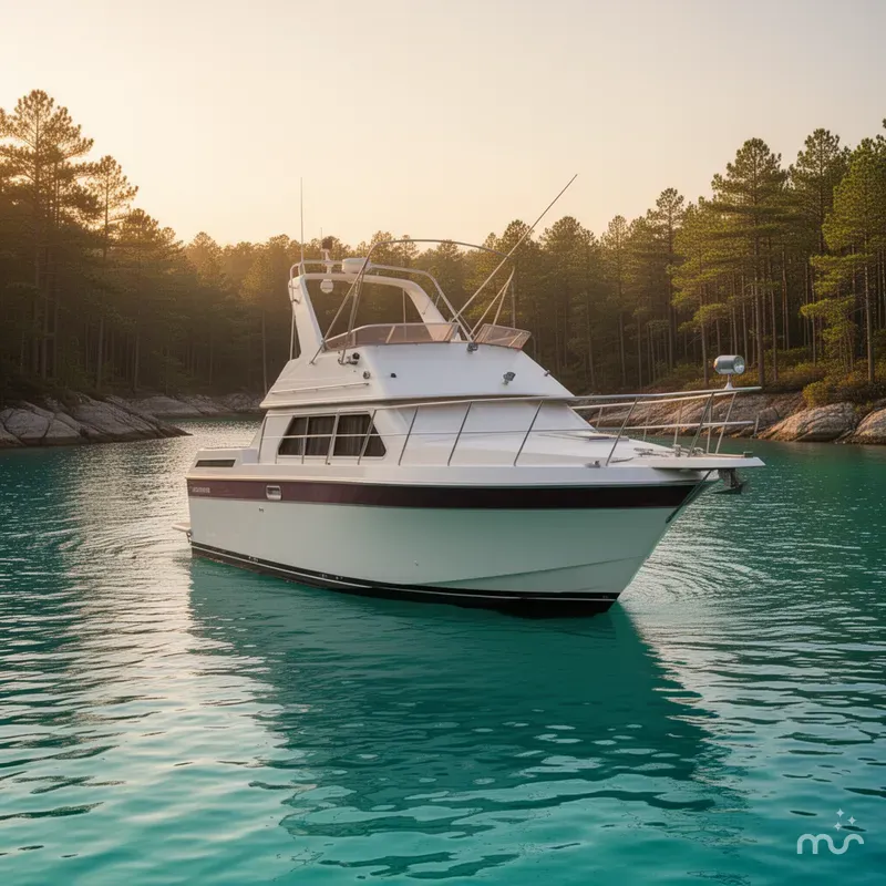 Slide: The Image of Carver Yachts 3467 Santego 1989 - 2