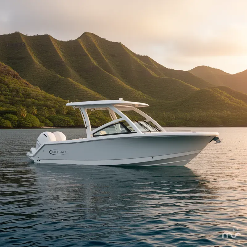 Slide: The Image of Robalo R257 Dual Console 2025 - 2