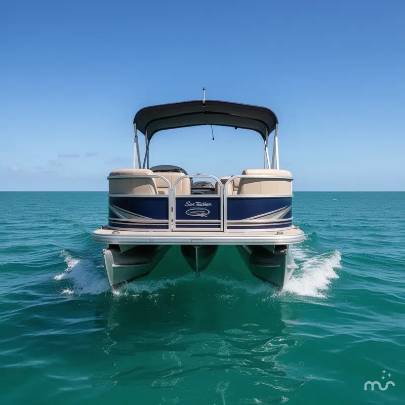 Slide: The Image of Sun Tracker Party Barge 20 DLX 2014 - 2