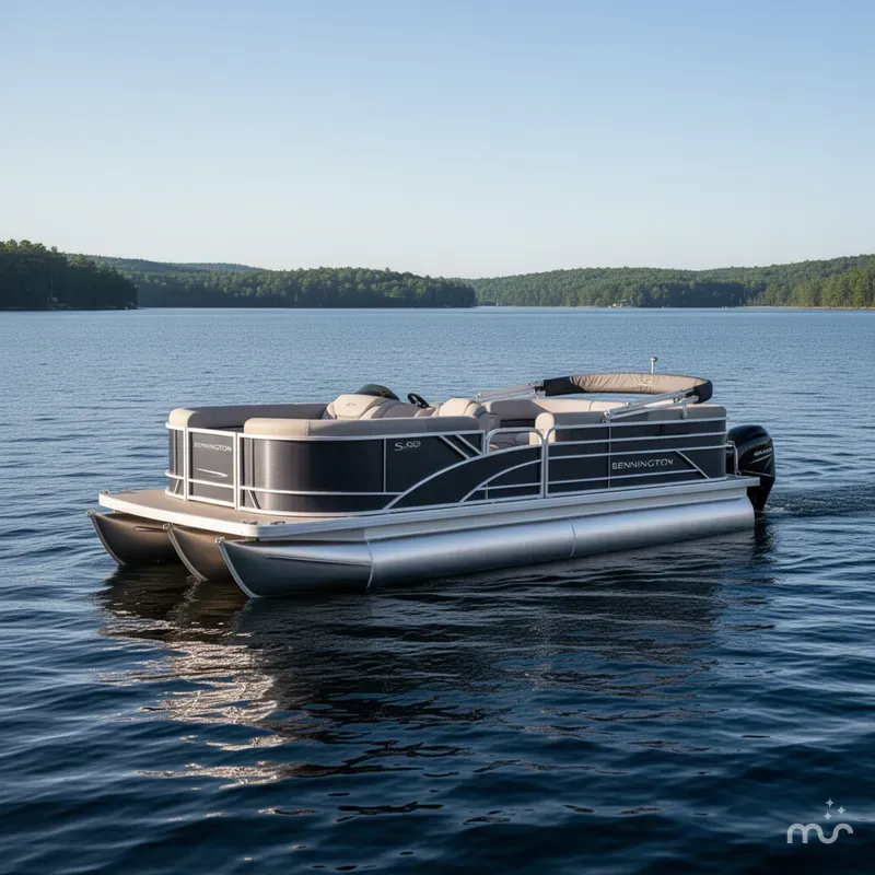 Slide: The Image of Bennington S-One Quad Bench 20 SSR Pontoon 2026 - 0