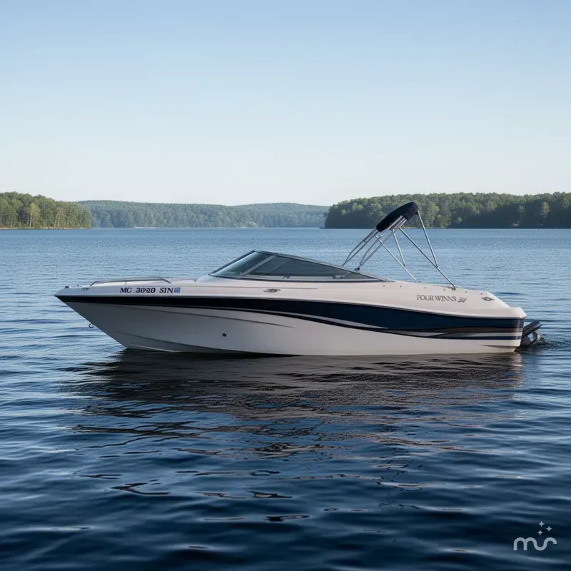 Slide: The Image of Four Winns 220 HORIZON I/O W/TRAILER, 280HP VOLVO PENTA 5.7 G 2003 - 1