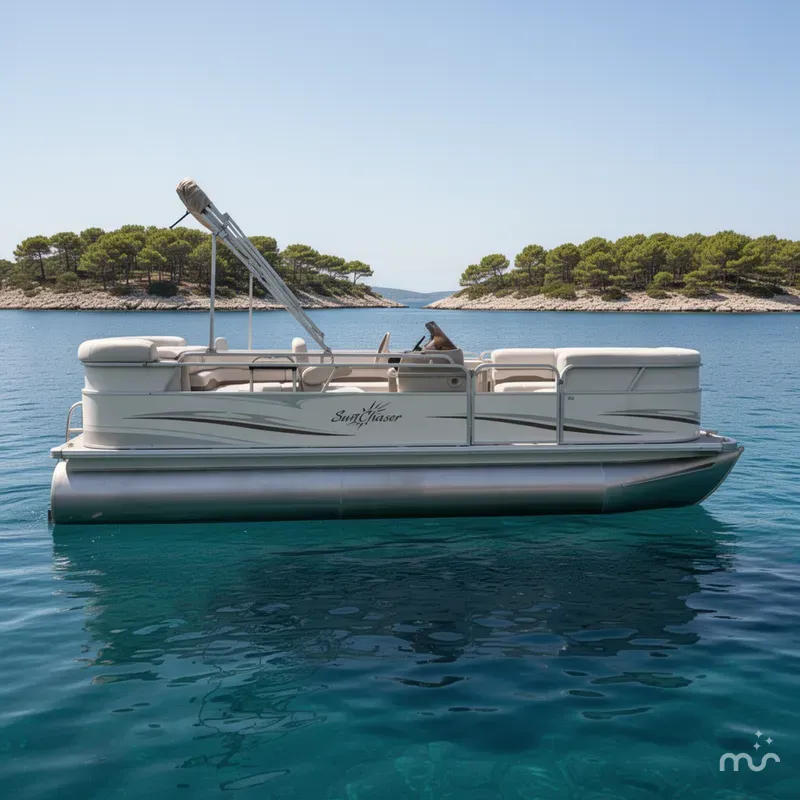 Slide: The Image of Smoker Craft SunChaser 820 Pontoon 2006 - 0