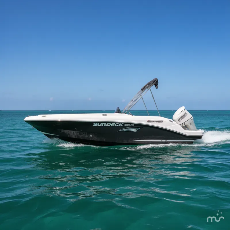 Slide: The Image of Hurricane SunDeck Sport 205 OB 2021 - 1