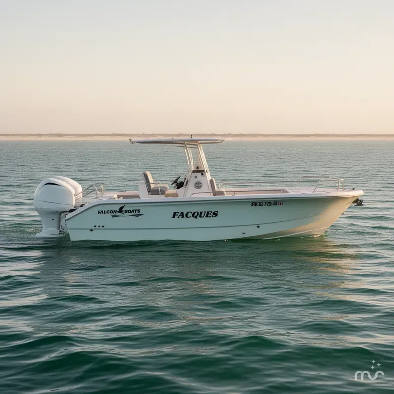 Slide: The Image of Falcon Boats F22 2022 - 2
