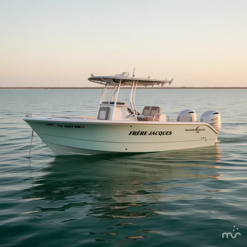 Slide: The Image of Falcon Boats F22 2022 - 4