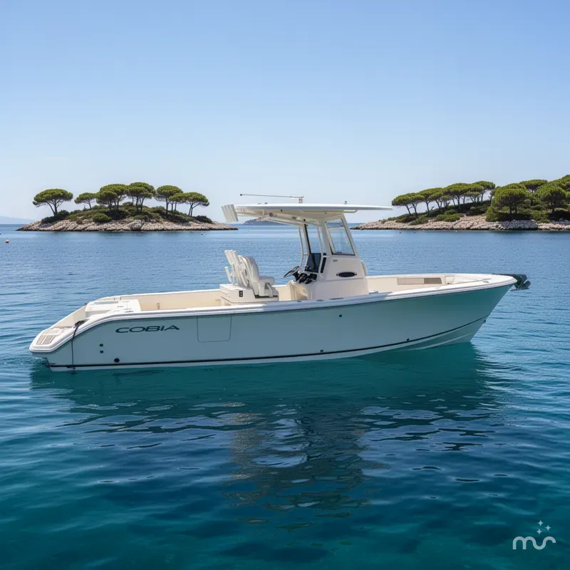 Slide: The Image of Cobia 285 Center Console 2026 - 2