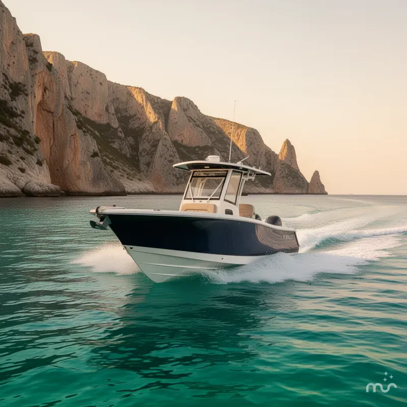 Slide: The Image of Robalo R250 Center Console 2024 - 2