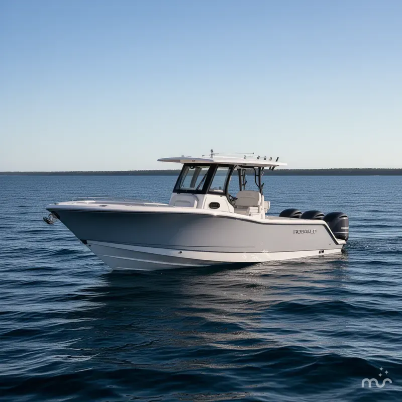 Slide: The Image of Robalo R300 Center Console 2025 - 2