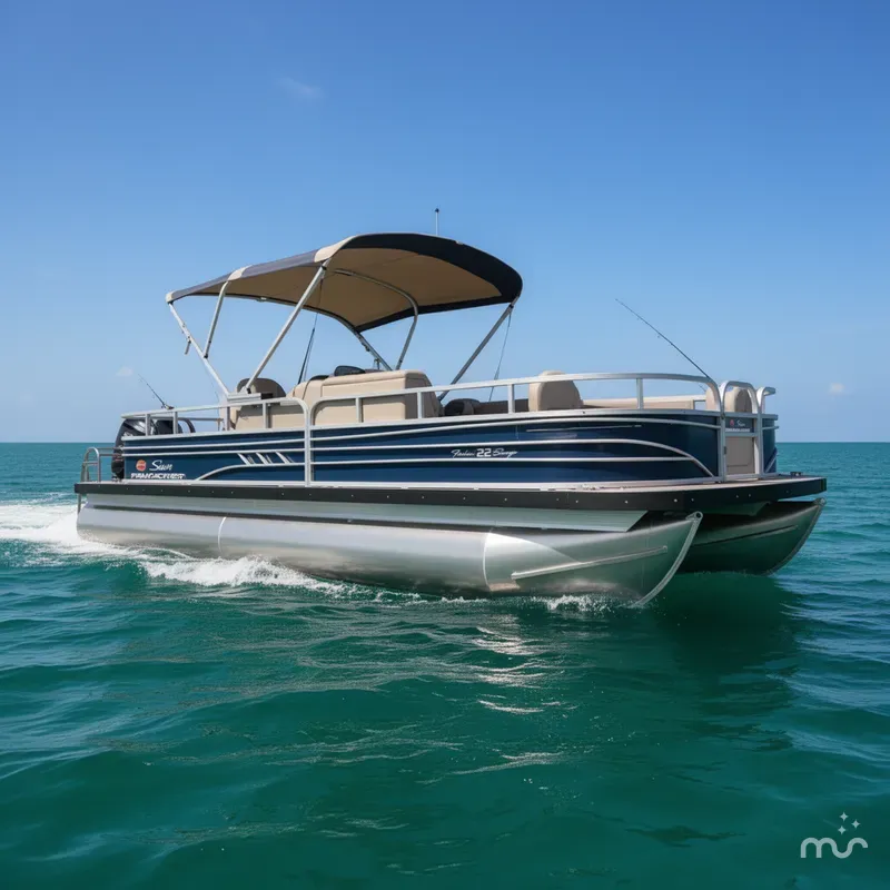The Image of Sun Tracker Fishin' Barge 22 DLX 2024 - 0