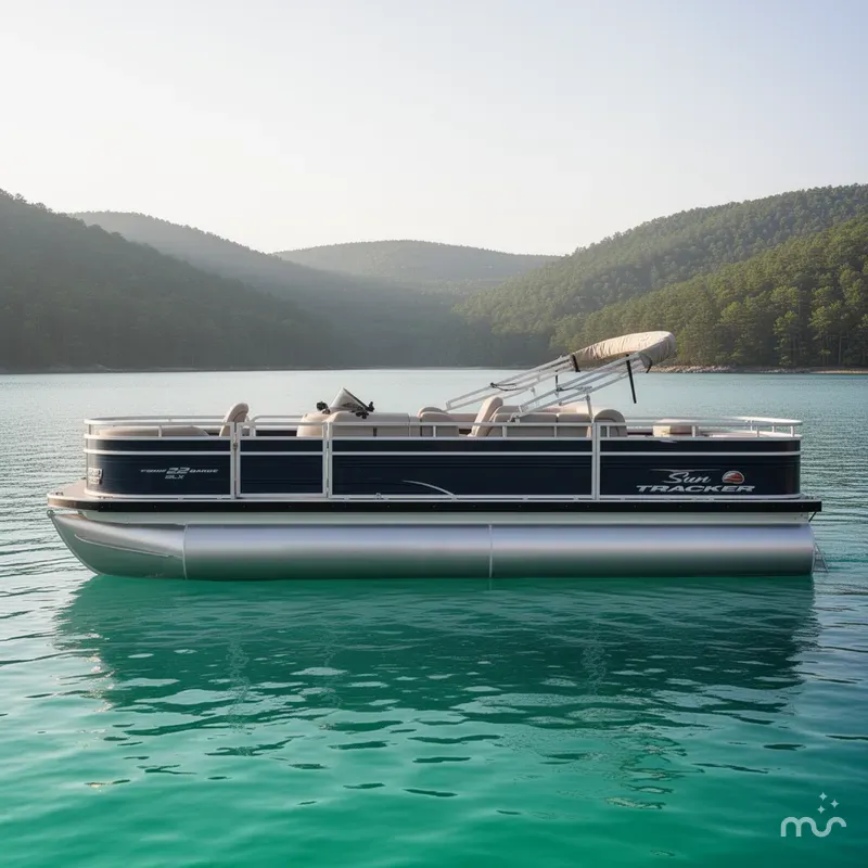 Slide: The Image of Sun Tracker Fishin' Barge 22 DLX 2024 - 2