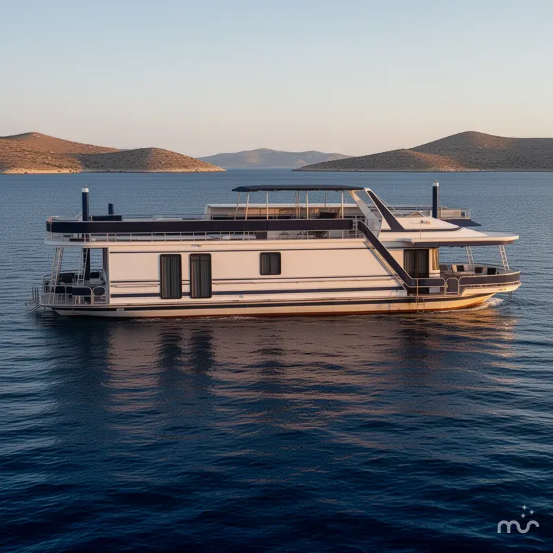 The Image of Sumerset 75' X 16' House Boat 1997 - 0