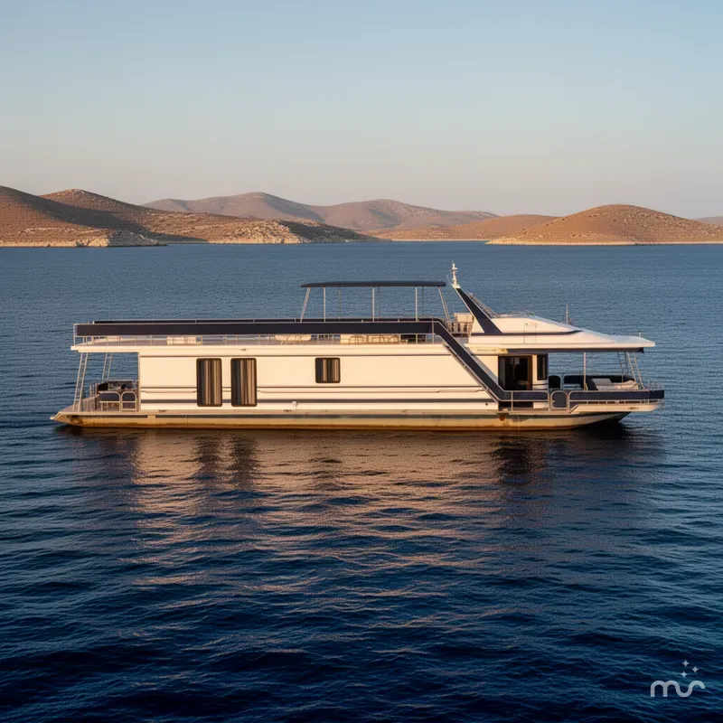 Slide: The Image of Sumerset 75' X 16' House Boat 1997 - 2