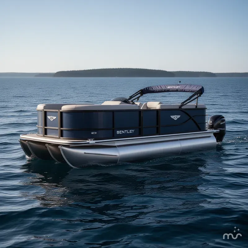 Slide: The Image of Bentley Pontoons LE 180 Cruise 2026 - 1