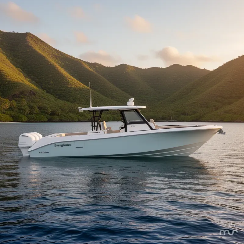 Slide: The Image of Everglades 375 Center Console 2026 - 2