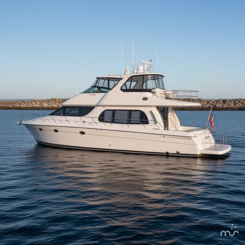 Slide: The Image of Carver Yachts 560 Voyager 2004 - 2