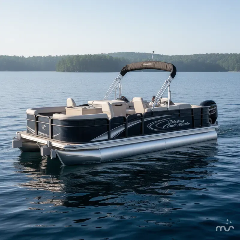 Slide: The Image of Palm Beach Cast Master 200 Pontoon WITH Sea Legs 2017 - 0