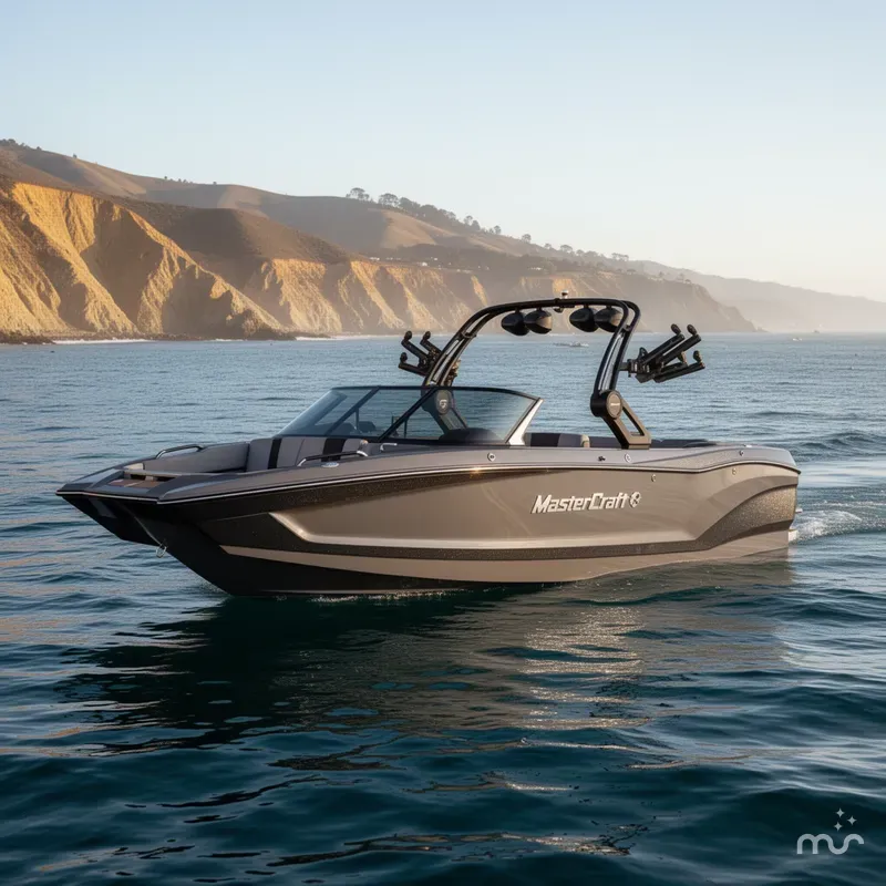 Slide: The Image of MasterCraft X26 - Supercharged Photo Shoot Demo Boat 2025 - 1