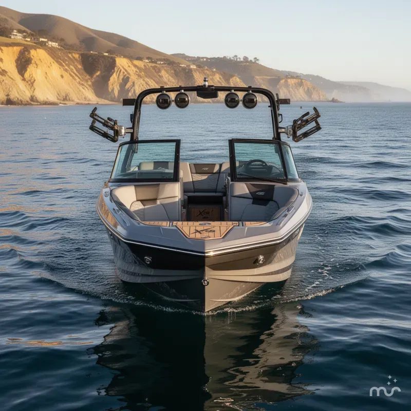 Slide: The Image of MasterCraft X26 - Supercharged Photo Shoot Demo Boat 2025 - 2