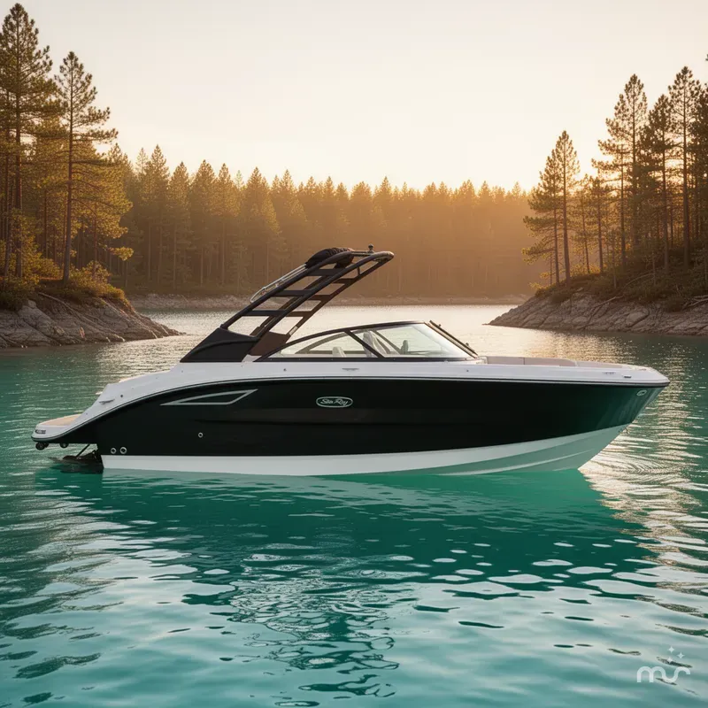 Slide: The Image of Sea Ray SDX 230 2026 - 2