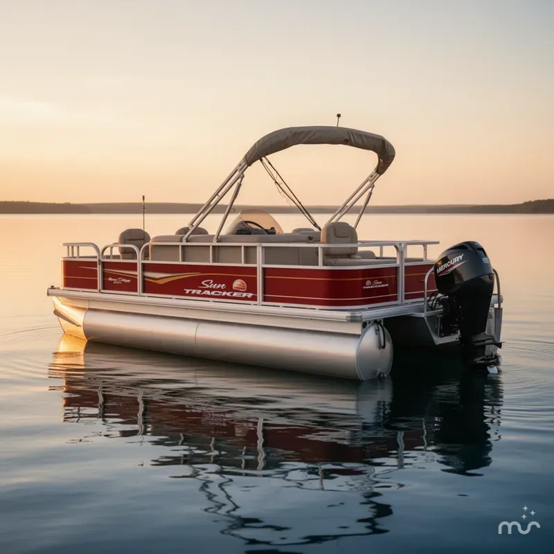 Slide: The Image of Sun Tracker Bass Buggy 18 DLX w/60HP CT 4 Stroke 2025 - 1