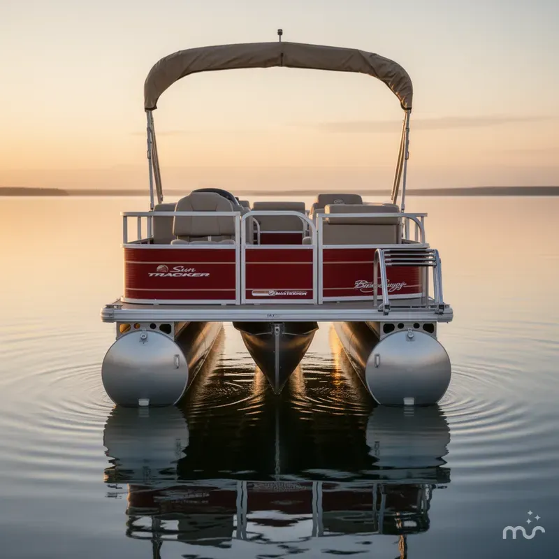 Slide: The Image of Sun Tracker Bass Buggy 18 DLX w/60HP CT 4 Stroke 2025 - 2