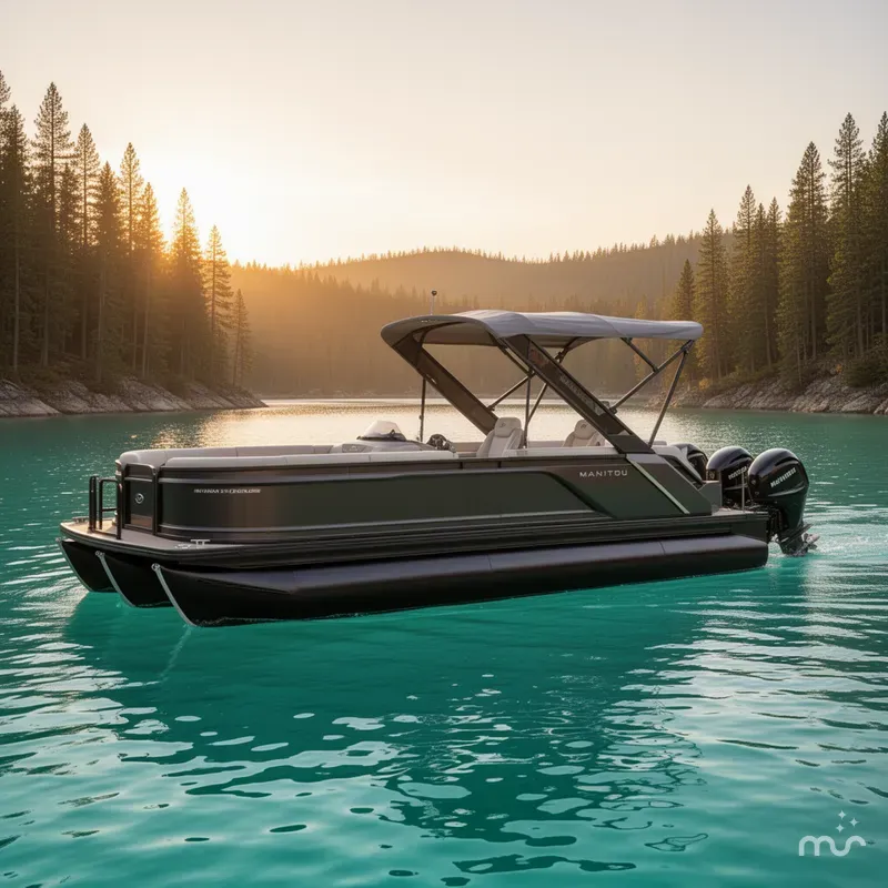 Slide: The Image of Manitou 26 Explore 6' Max Deck With Dual 150Hp Motors 2025 - 0