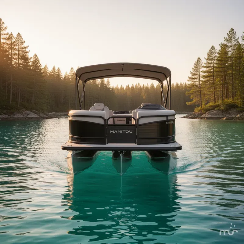 Slide: The Image of Manitou 26 Explore 6' Max Deck With Dual 150Hp Motors 2025 - 1