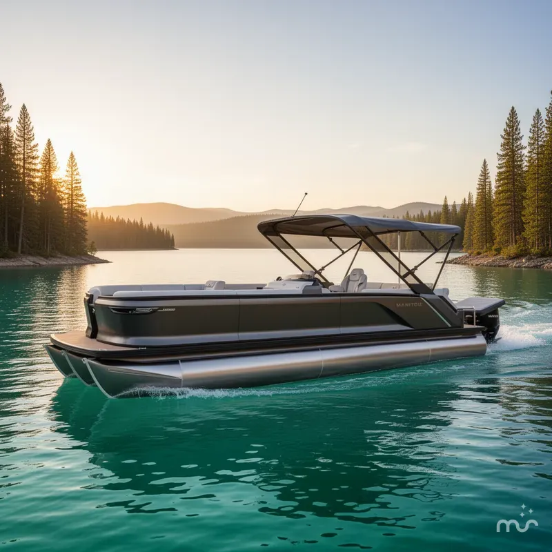 Slide: The Image of Manitou 26 Explore 6' Max Deck With Dual 150Hp Motors 2025 - 4